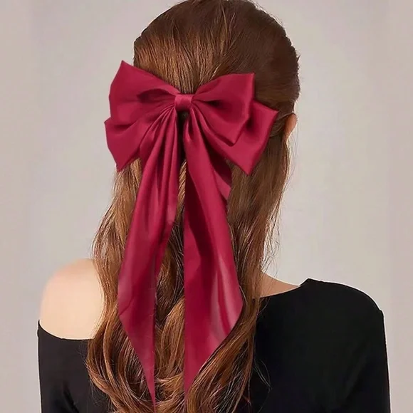 Romantic Bow Hair Clips - Picture 4 of 5